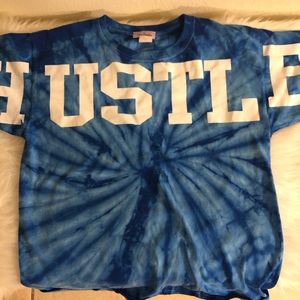 Blue Hustle Tye Dye Shirt